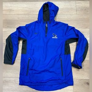 Creighton Bluejays Soccer Nike 1/4 Zip Pullover Hooded Jacket